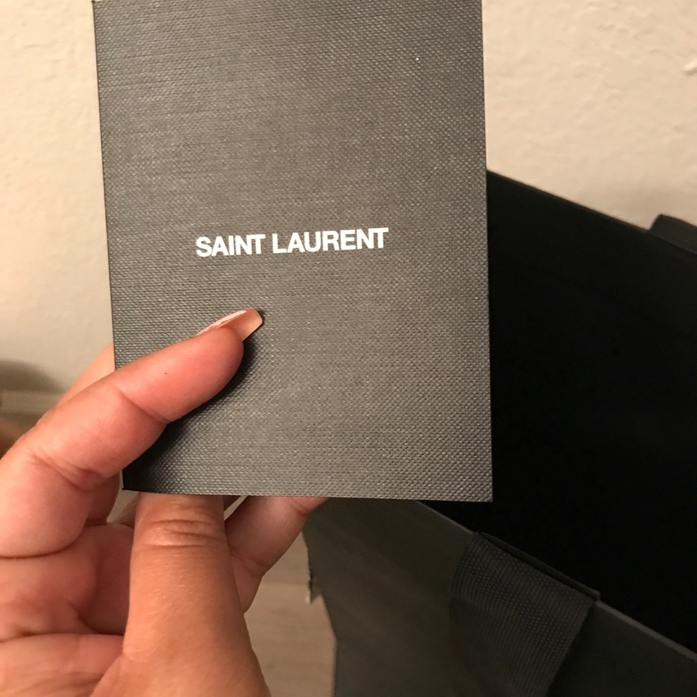 BNIB men’s size 9.5 US YSL blue high top shoes - Picture 6 of 6